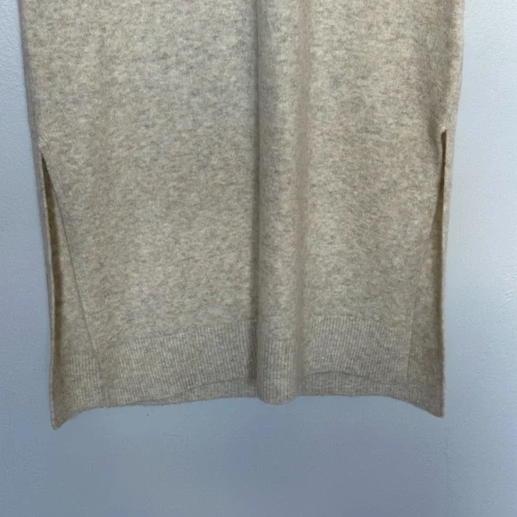 Abercrombie & Fitch Cream Long Sleeve Midi Sweater Dress - Picture 3 of 5